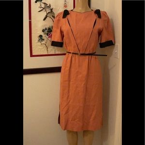 Vintage Peach Dress
